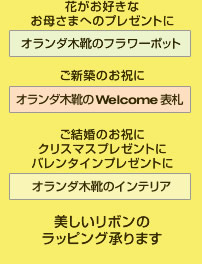 美しいリボンのラッピング承ります。